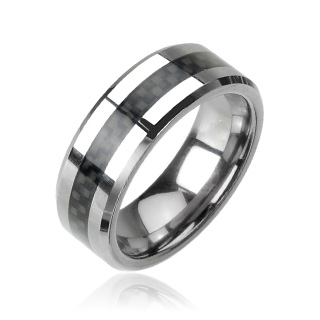 Bague homme tungstene Race