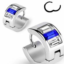 Boucles d'oreilles homme Square stone