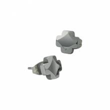 Boucles d'oreilles homme tungst�ne croix