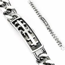 Bracelet homme acier Ambigramme