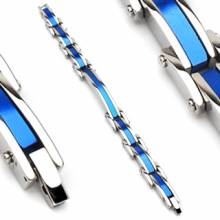 Bracelet homme acier Indigo