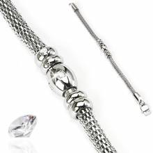 Bracelet homme acier Snake Skin