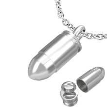 Pendentif homme acier balle d�vissable