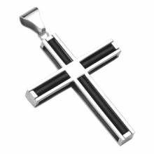 Pendentif homme croix acier ACP-9981