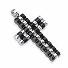 Pendentif homme croix acier ACP-5496B