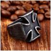 Bague homme croix 
