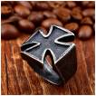 Bague homme croix 