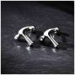 Boucles d'oreilles barbell Marteau � clou en acier (Paire)