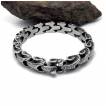 Bracelet homme en acier � gros maillons dragon