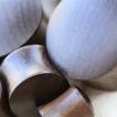Ecarteur plug concave en bois d'�b�ne