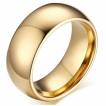 Alliance homme large en tungst�ne dor�