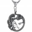 Pendentif homme M�dusa en acier