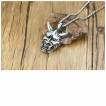 Pendentif acier � t�te de d�mon japonais
