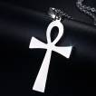Pendentif croix égyptienne (Ânkh) en acier
