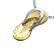 Pendentif homme acier Tong Tribale