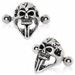 Piercing cartilage t�te de mort masqu�e