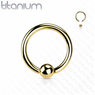 Anneau CBR en titane Dor�