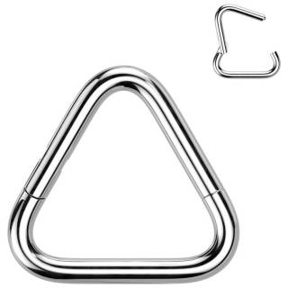 Anneau charni�re Titane en forme de triangle