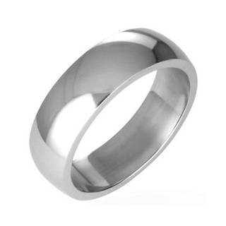 Bague homme acier anneau bomb�