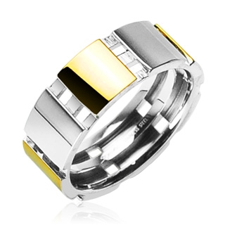 Bague homme acier Kal�idos