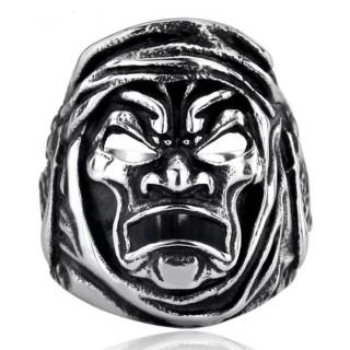 Bague homme en acier � M�lophore perse