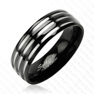 Bague homme titane Seven Ring