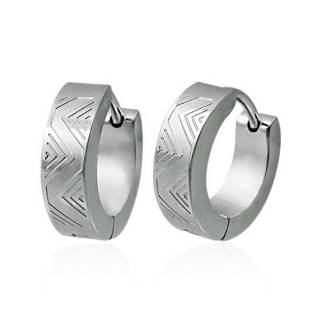 Paire de boucles d'oreilles homme Arrows