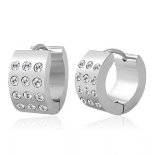 Paire de boucles d'oreilles homme Galaxy