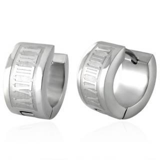 Paire de boucles d'oreilles homme Roman