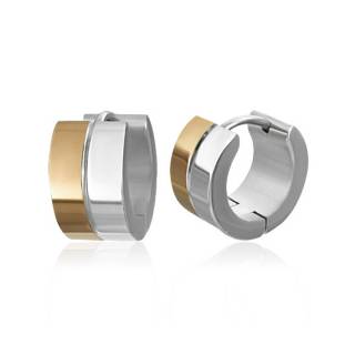 Paire de boucles d'oreilles homme Sunset