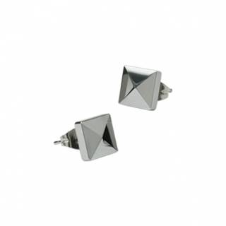 Boucles d'oreilles homme en tungst�ne style pyramide