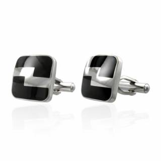 Boutons de manchette acier...