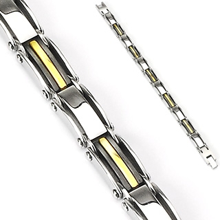 Bracelet homme acier �l�gance