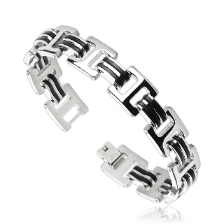 Bracelet homme acier Tempo