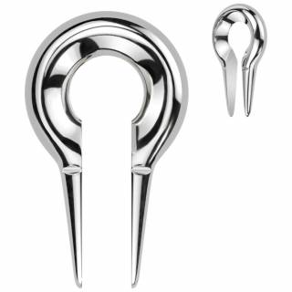 Ecarteur poids d'oreille style trou de cl� en acier