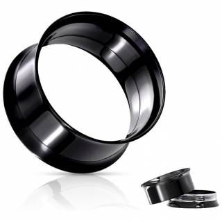 Ecarteur Tunnel d�vissable Noir en acier