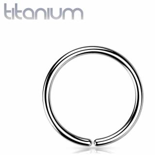 Anneau fin ajustable par torsion en Titane (narine, h�lix...)