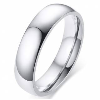 Anneau homme en acier inox � design classique