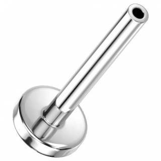 Tige / Barre de piercing Labret type "PUSH IN" en titane G23 (Sans filetage)
