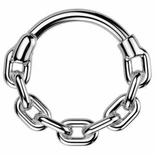Anneau charni�re Maillons en acier (oreille, septum...)