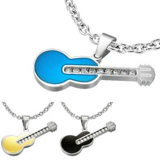 Pendentif homme guitare acoustique