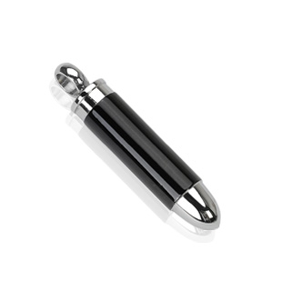 Pendentif homme acier balle bicolore