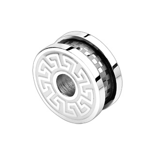 Pendentif homme acier bobine