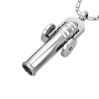 Pendentif homme acier Canon articul�