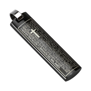 Pendentif homme acier stick avec pri�re en espagnol