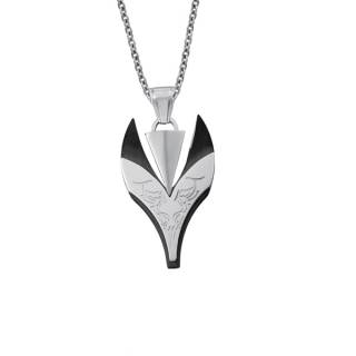 Pendentif homme acier Style Elfique