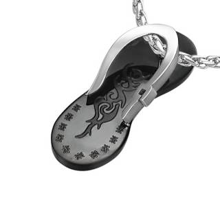Pendentif homme acier Tong Tribale