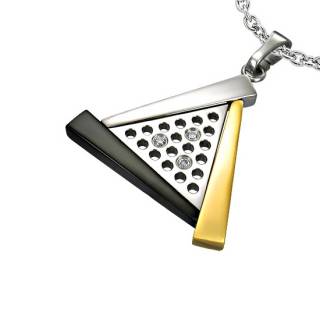 Pendentif homme acier Triade