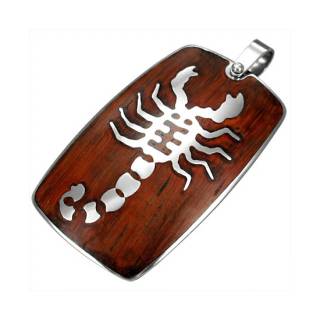 Pendentif homme signe astrologique Scorpion