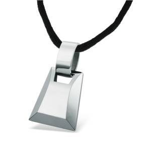 Pendentif homme tungst�ne trap�ze